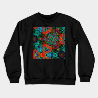 Pattern abstract Crewneck Sweatshirt